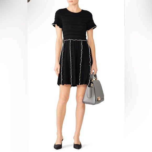 Parker Dresses & Skirts - Parker Black Dress with White Trim